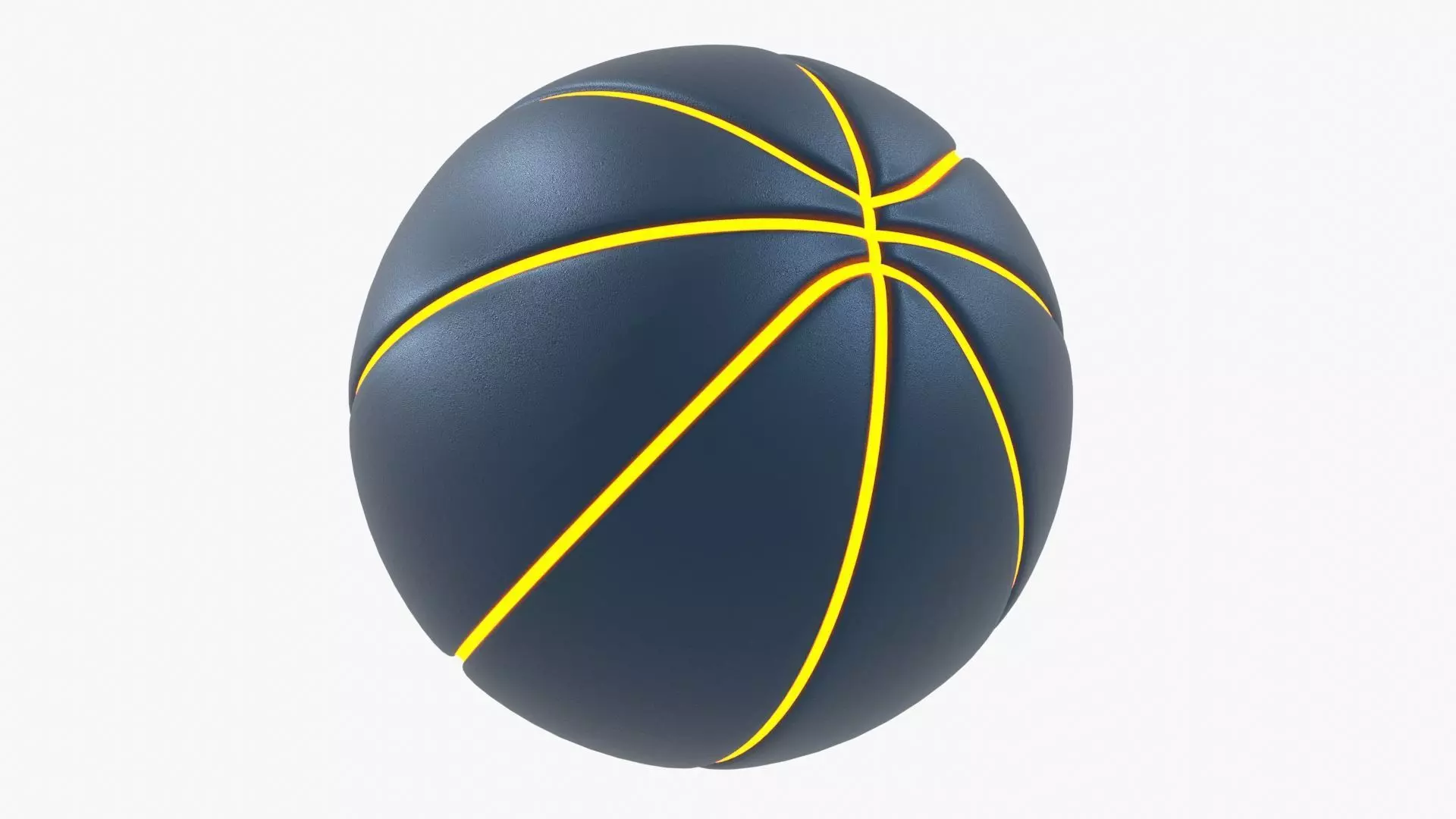 BasketBall rugby ball 3D model_0