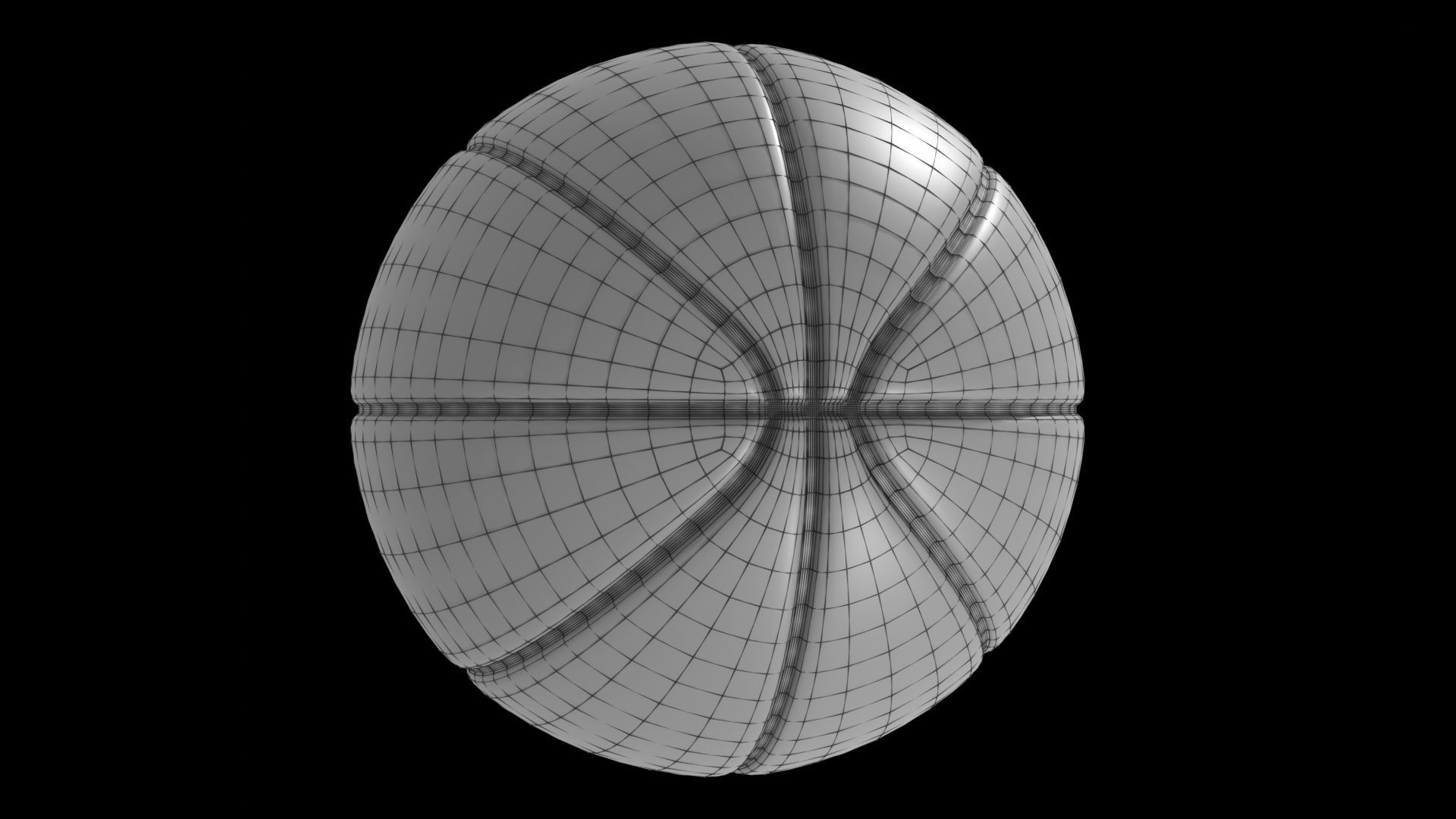 BasketBall rugby ball 3D model_5