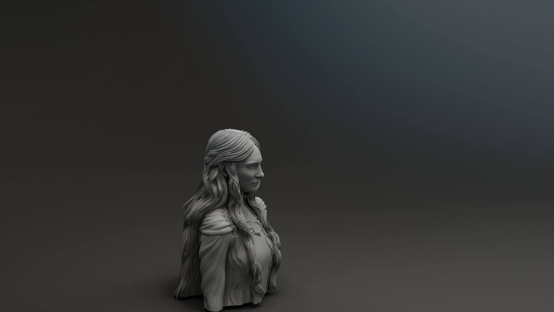 Cate Blanchet - Galadriel - The Lord Of The RIngs 3D print model_19