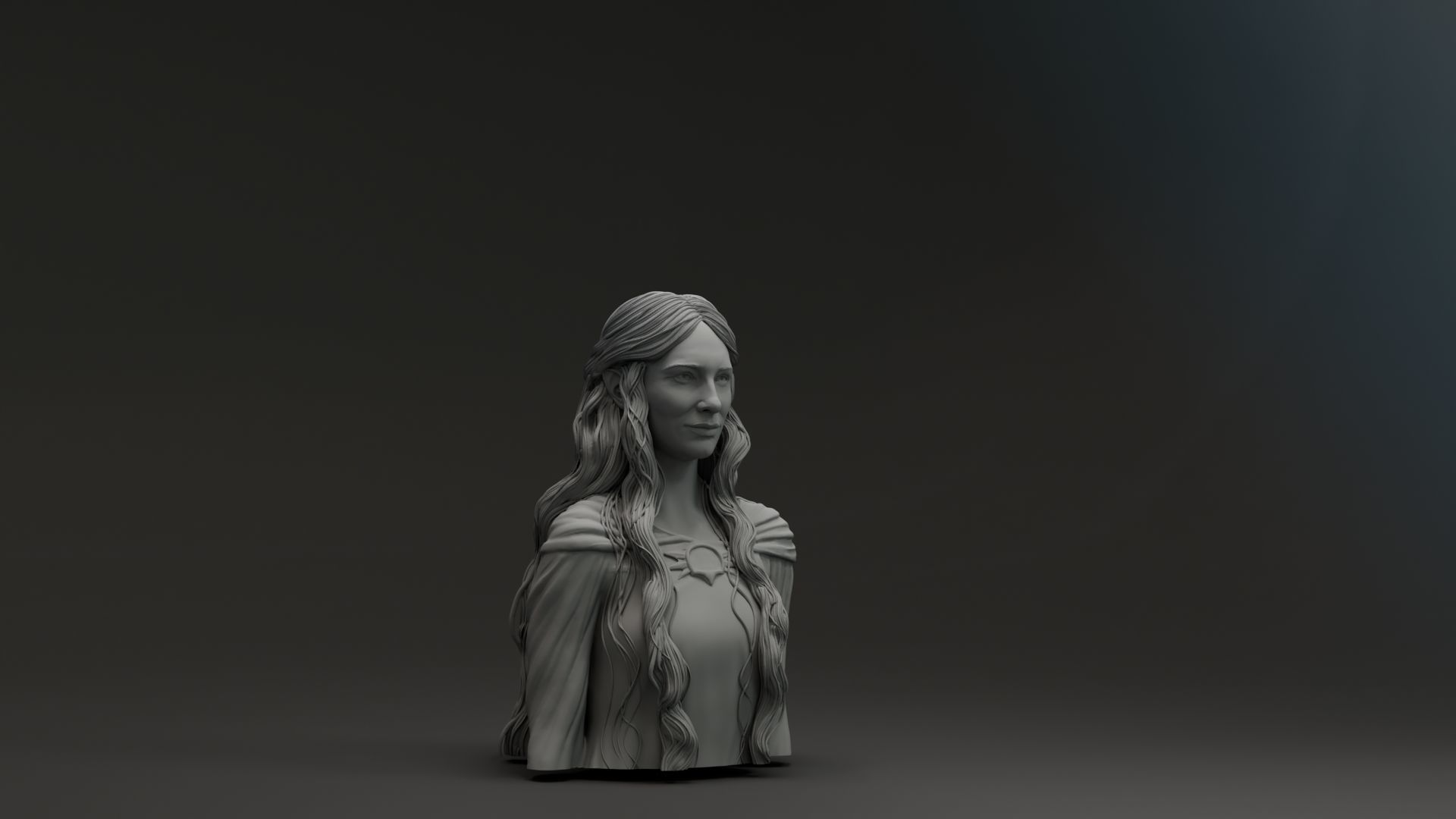 Cate Blanchet - Galadriel - The Lord Of The RIngs 3D print model_18