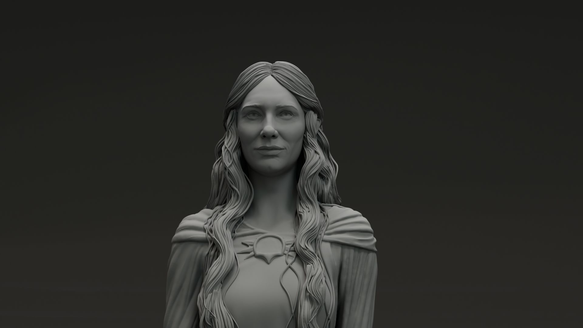 Cate Blanchet - Galadriel - The Lord Of The RIngs 3D print model_6