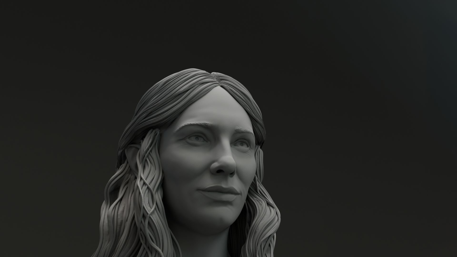 Cate Blanchet - Galadriel - The Lord Of The RIngs 3D print model_20