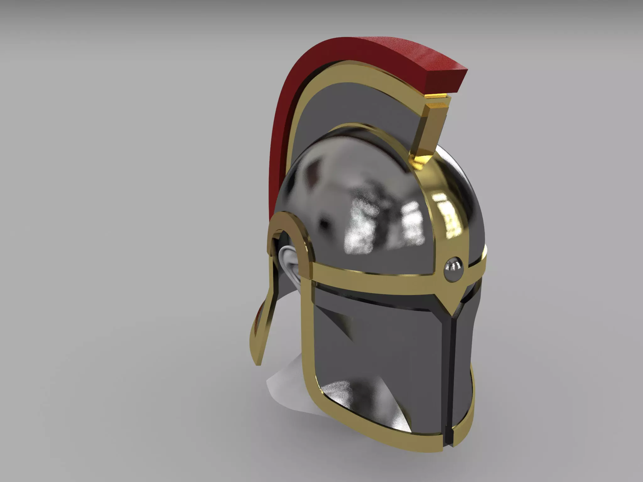 Medieval Mandalorian Helmet 3D print model_0