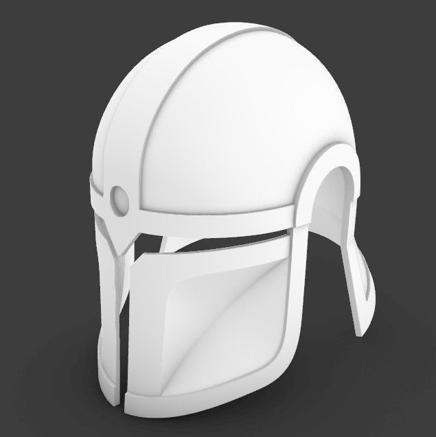 Medieval Mandalorian Helmet 3D print model_17