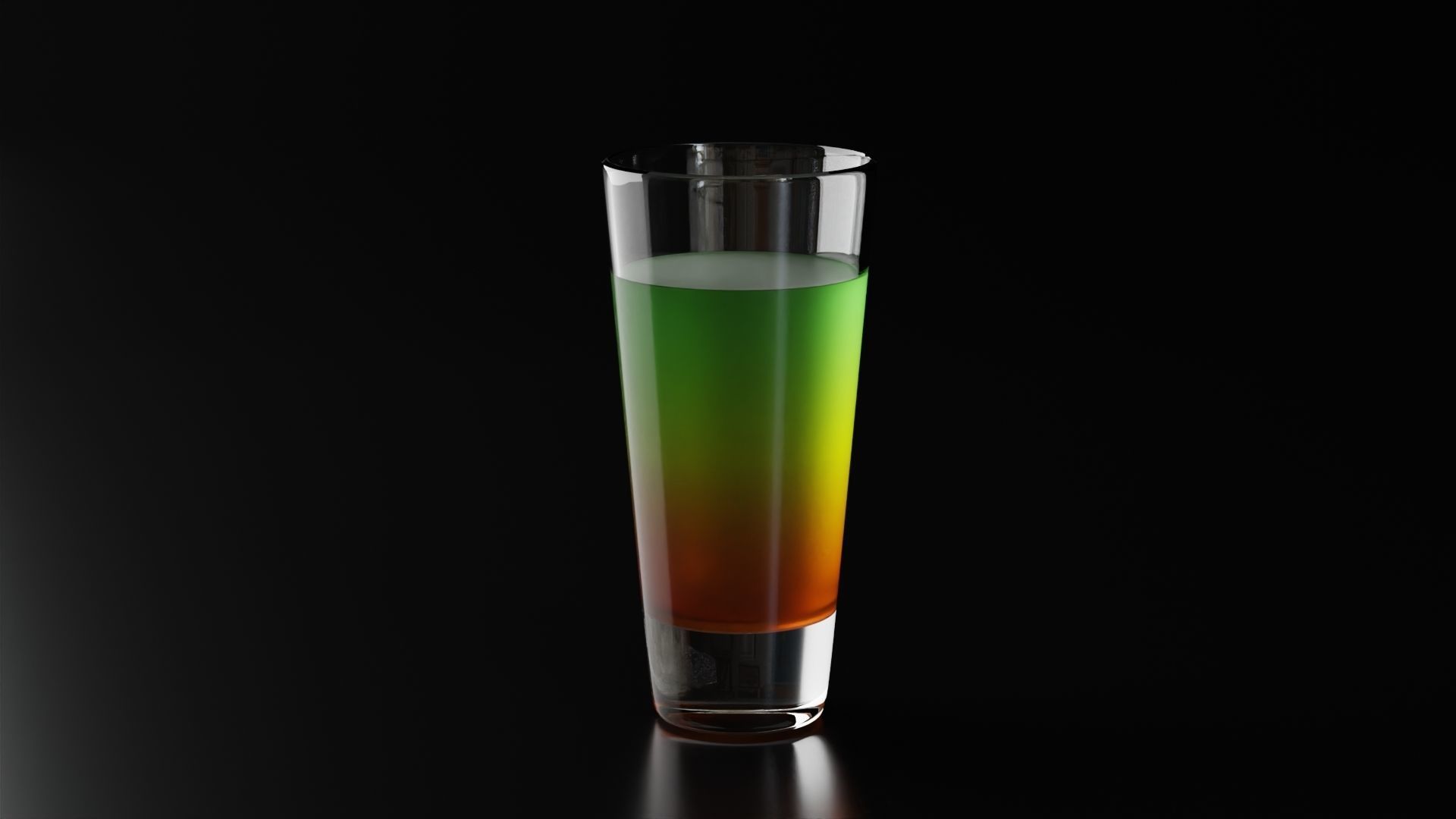 Highball glass 6 3D model_7
