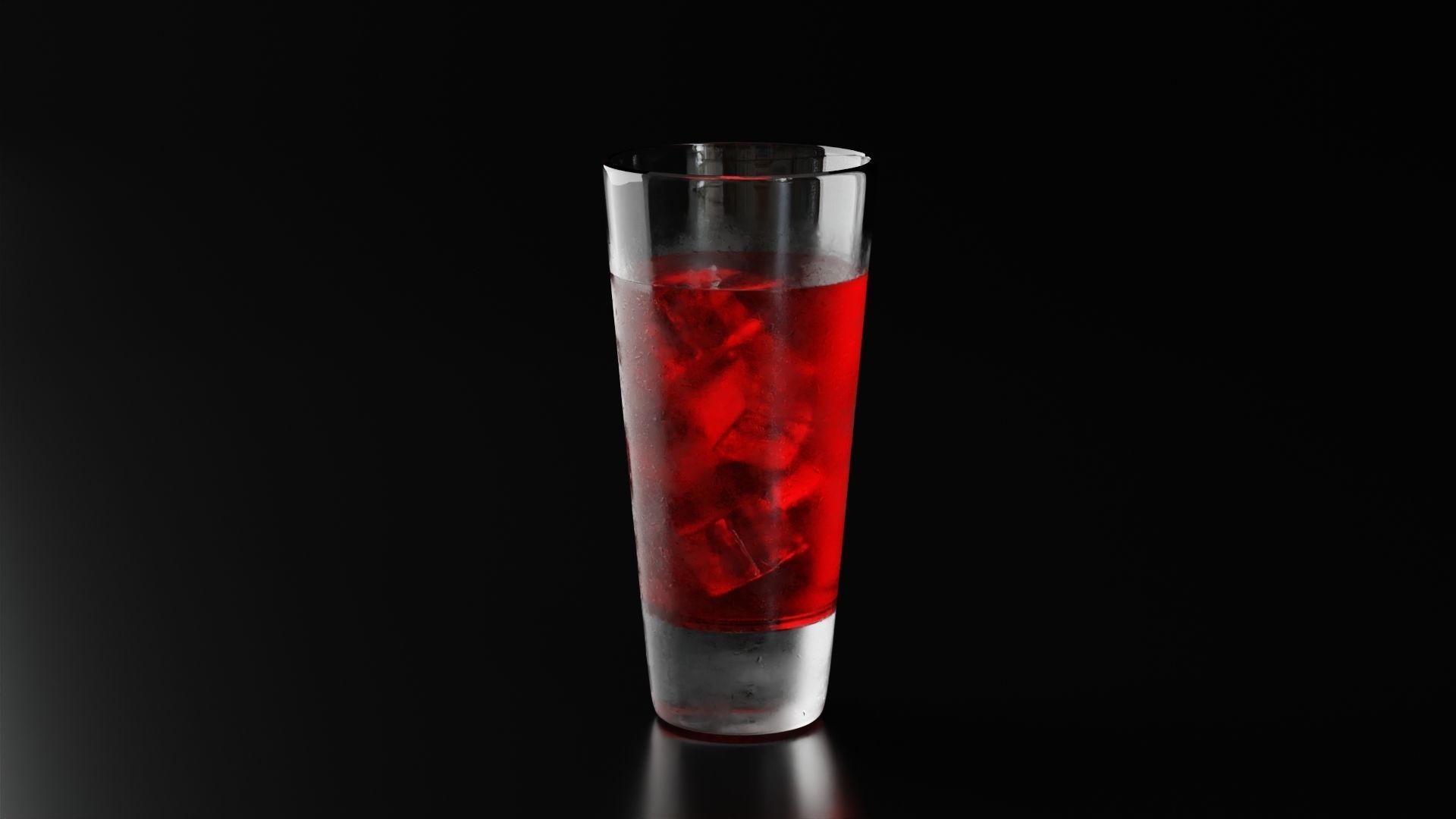 Highball glass 6 3D model_5