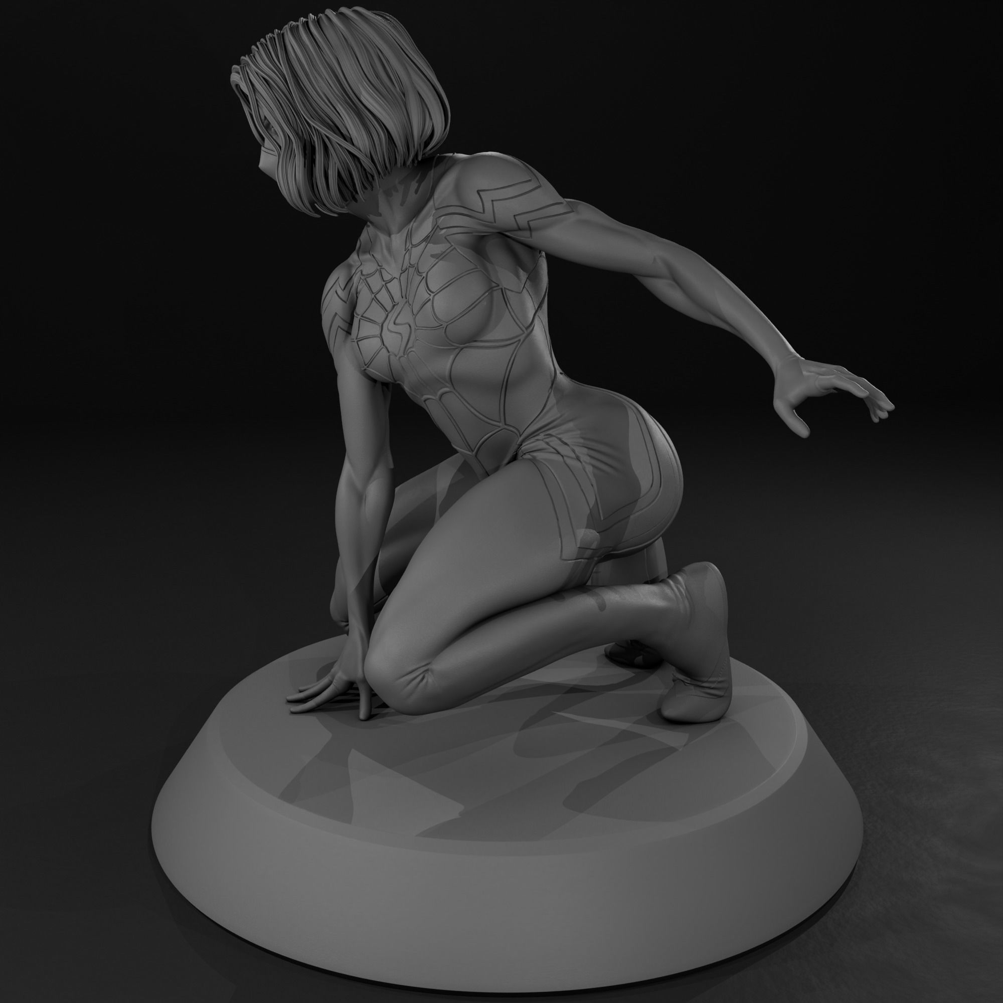 Silk - Spider Man 3D print model_7