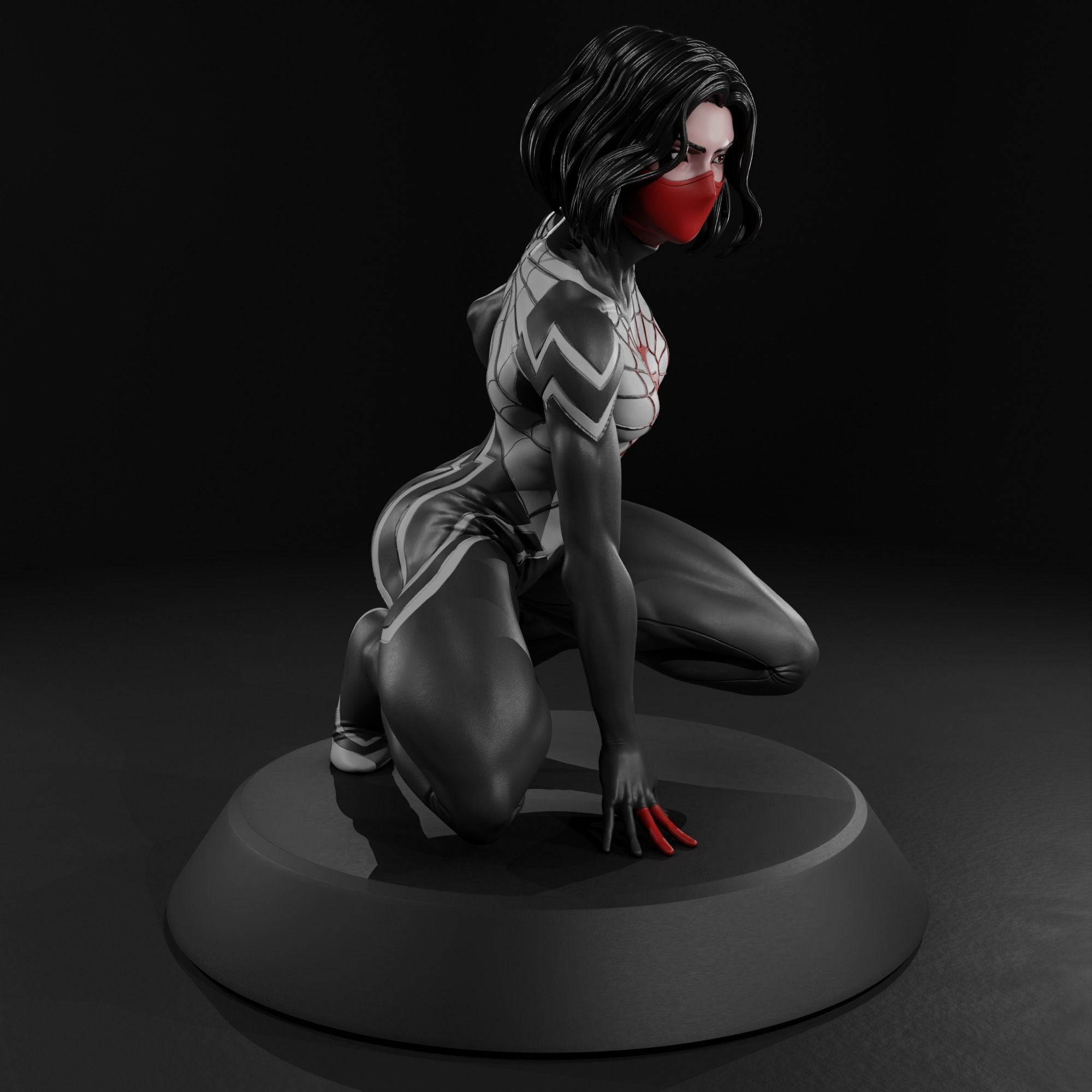 Silk - Spider Man 3D print model_4