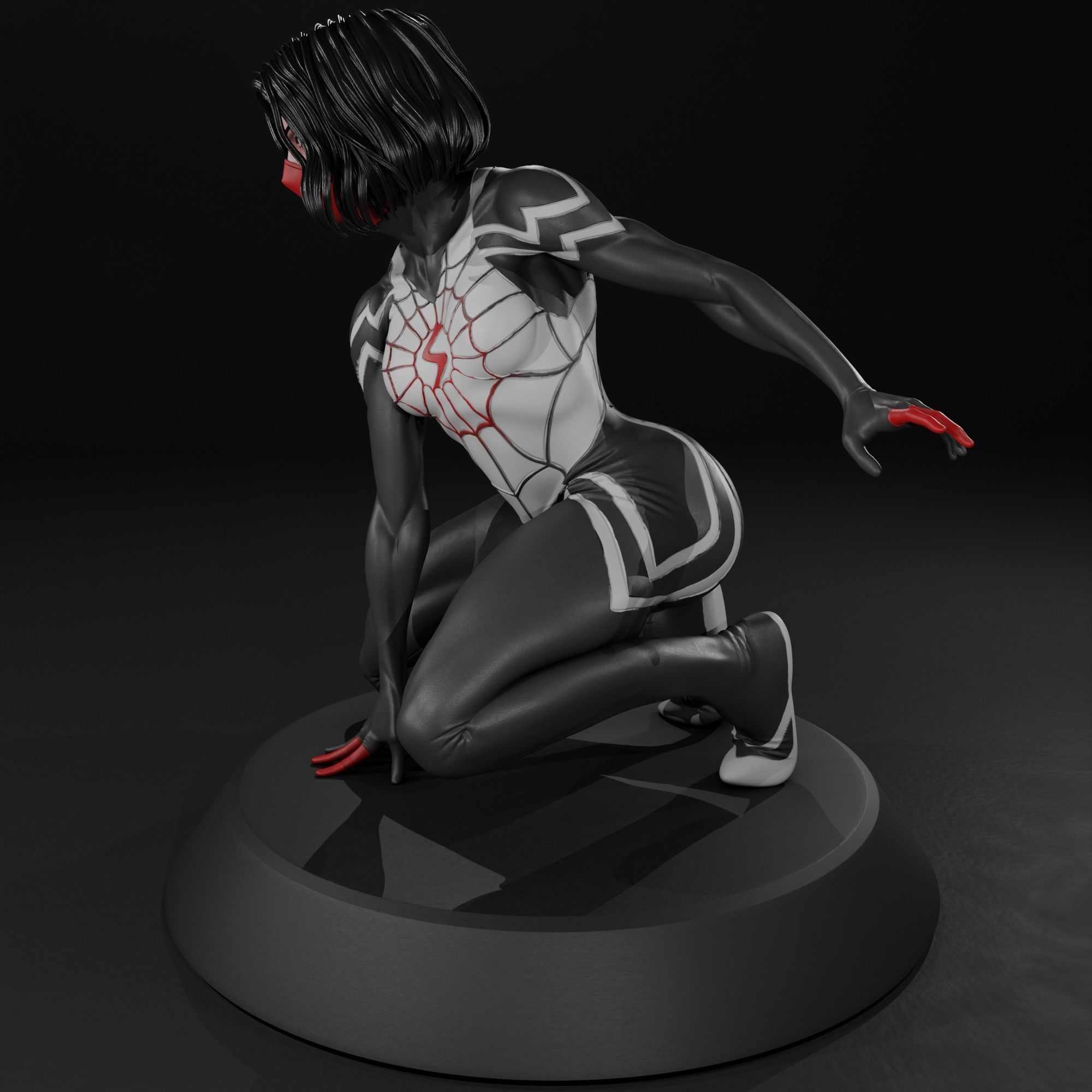 Silk - Spider Man 3D print model_6