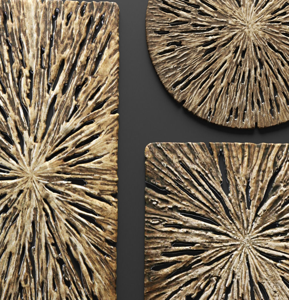 Rotten Wood Wall Art - Set  3D model_6