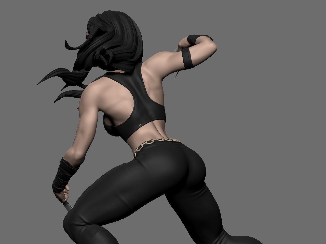 X-23 character 3D print model_27