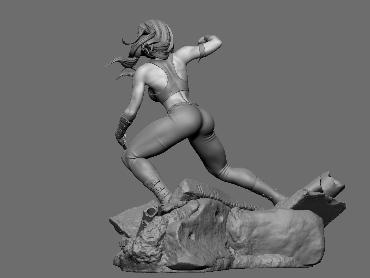 X-23 character 3D print model_12