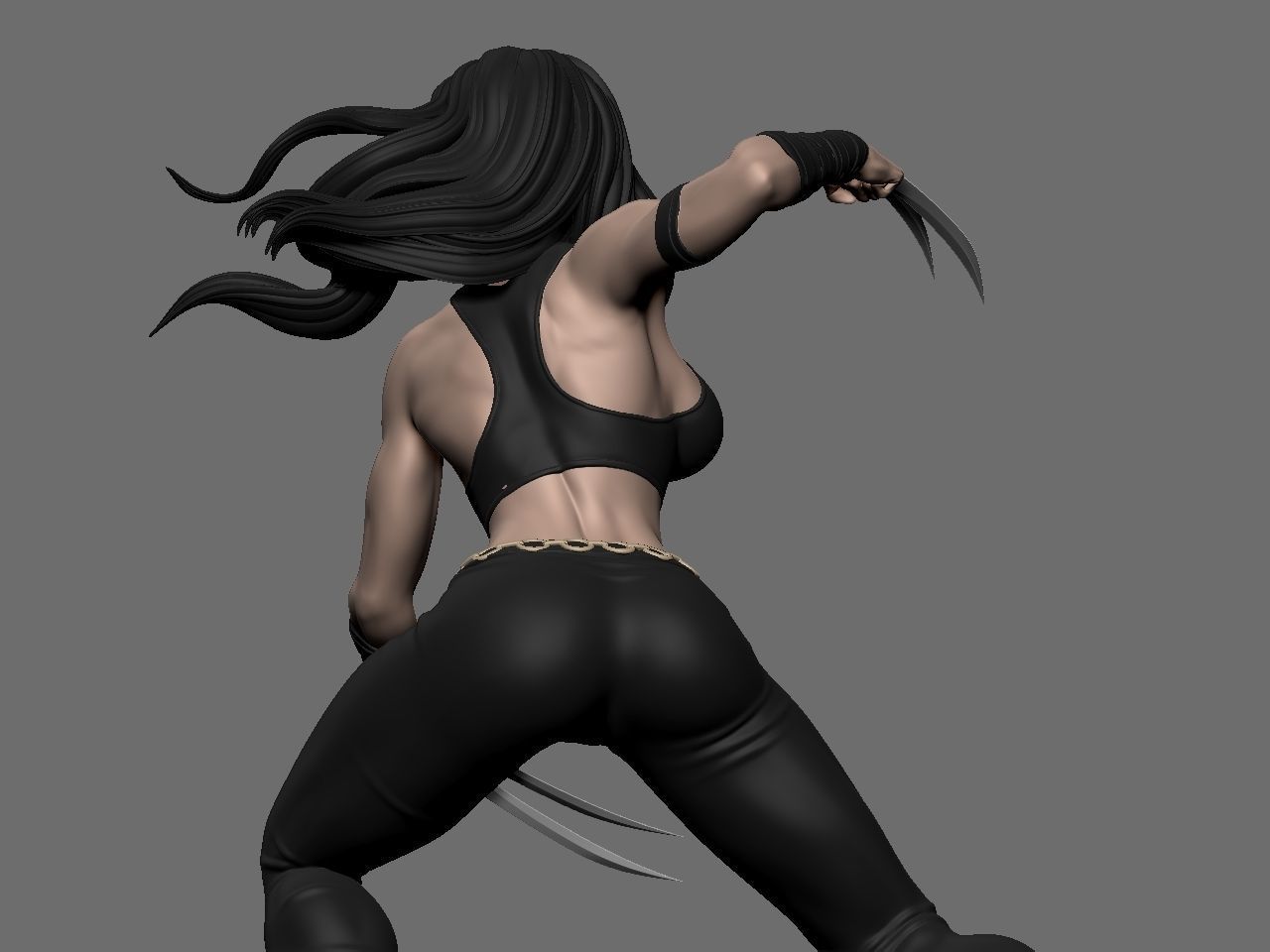 X-23 character 3D print model_25