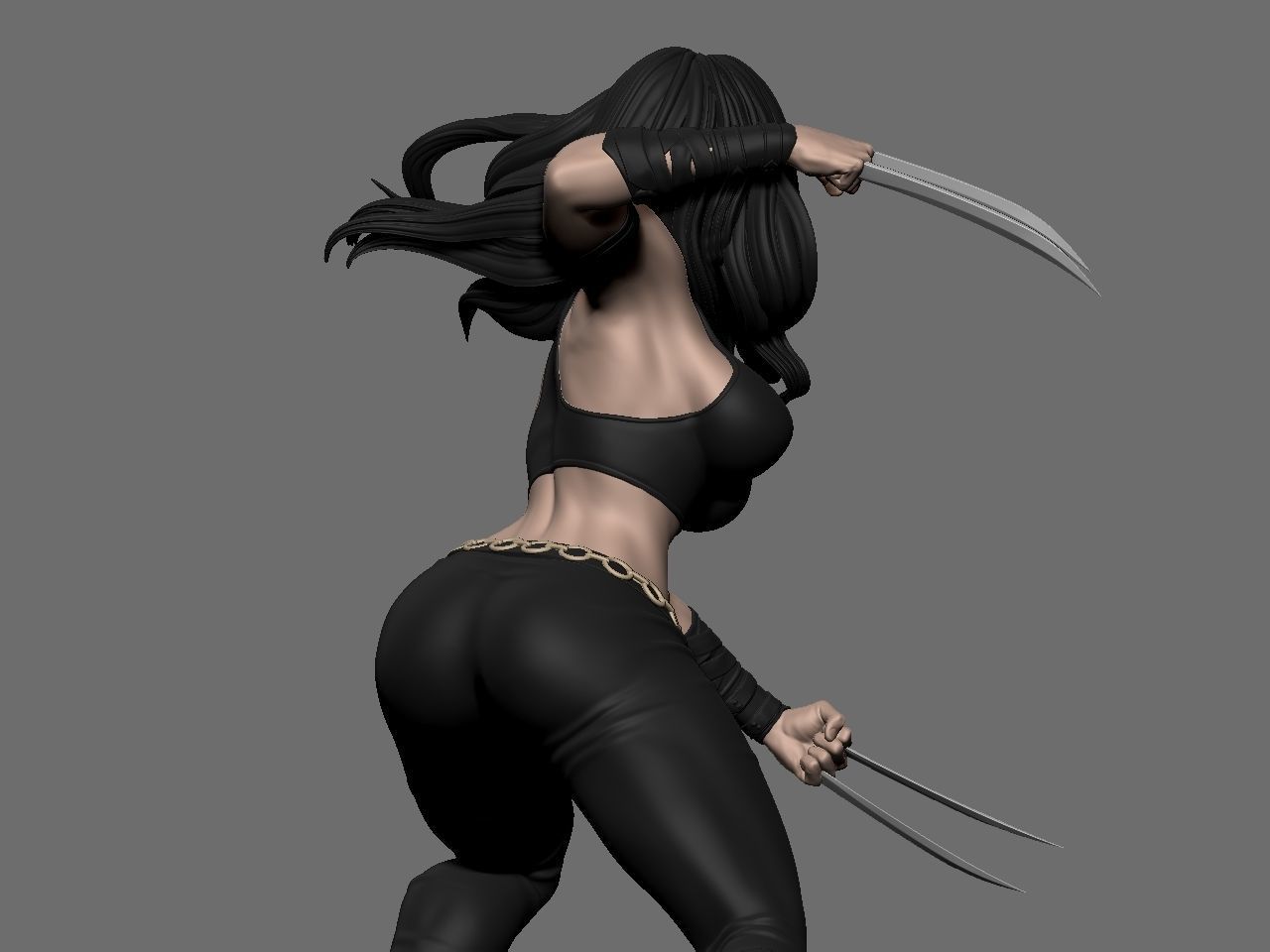 X-23 character 3D print model_23