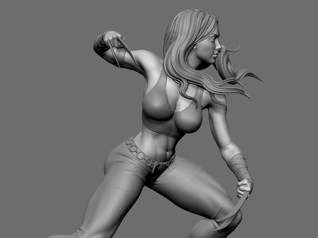 X-23 character 3D print model_20