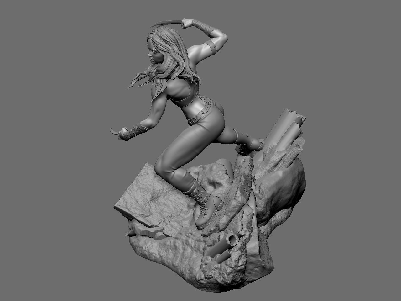 X-23 character 3D print model_60