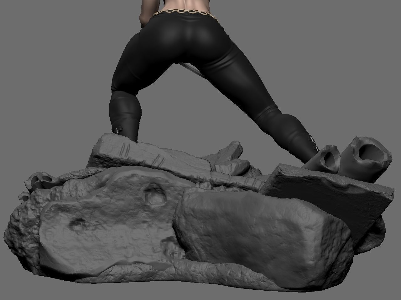 X-23 character 3D print model_41