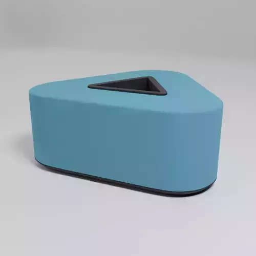 HANA - Fabric pouf with a plant pot -