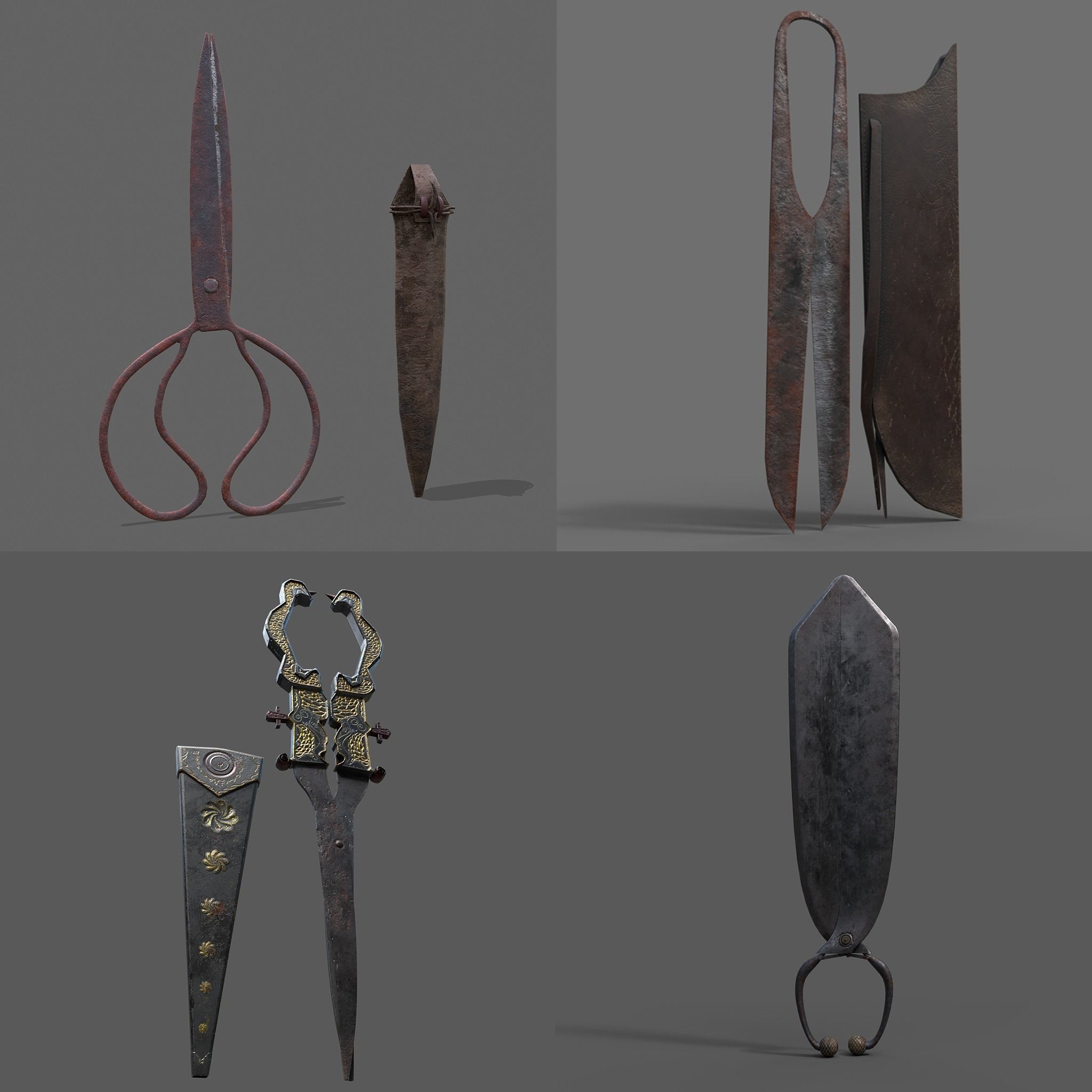 Medieval Multi Scissors Collection  _5