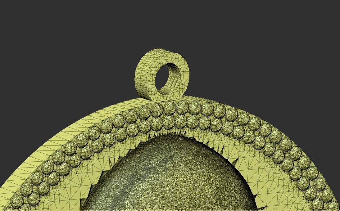 Tupac Shakur medallion pendant 3D printing ready stl obj 3D print model_33