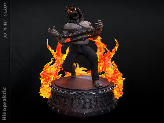The Guy Mascot of the band Disturbed 3D print model