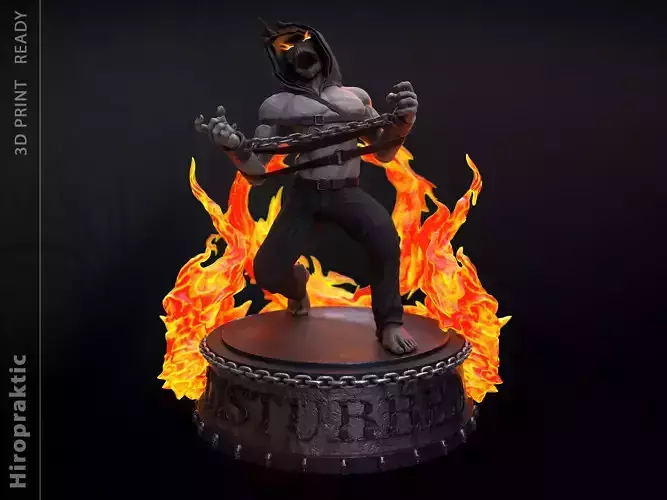 The Guy Mascot of the band Disturbed