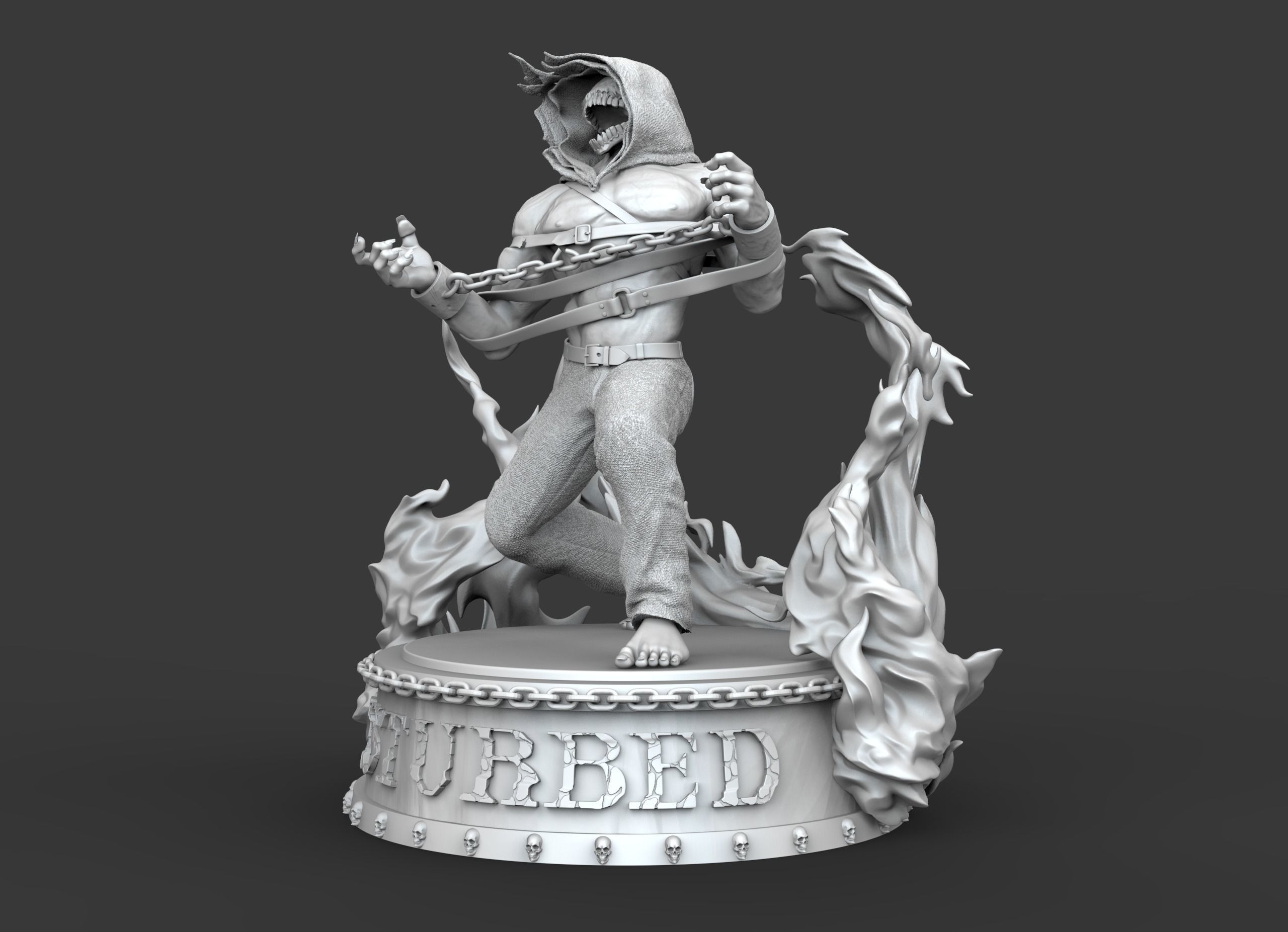 The Guy Mascot of the band Disturbed 3D print model_3