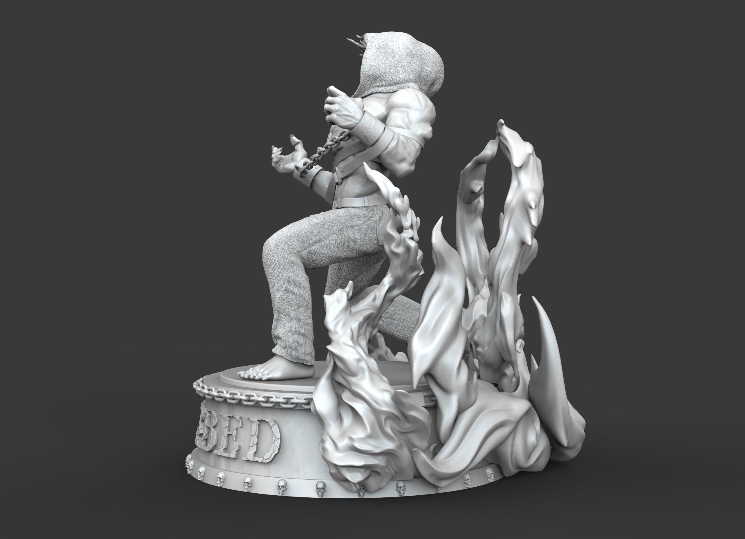 The Guy Mascot of the band Disturbed 3D print model_4