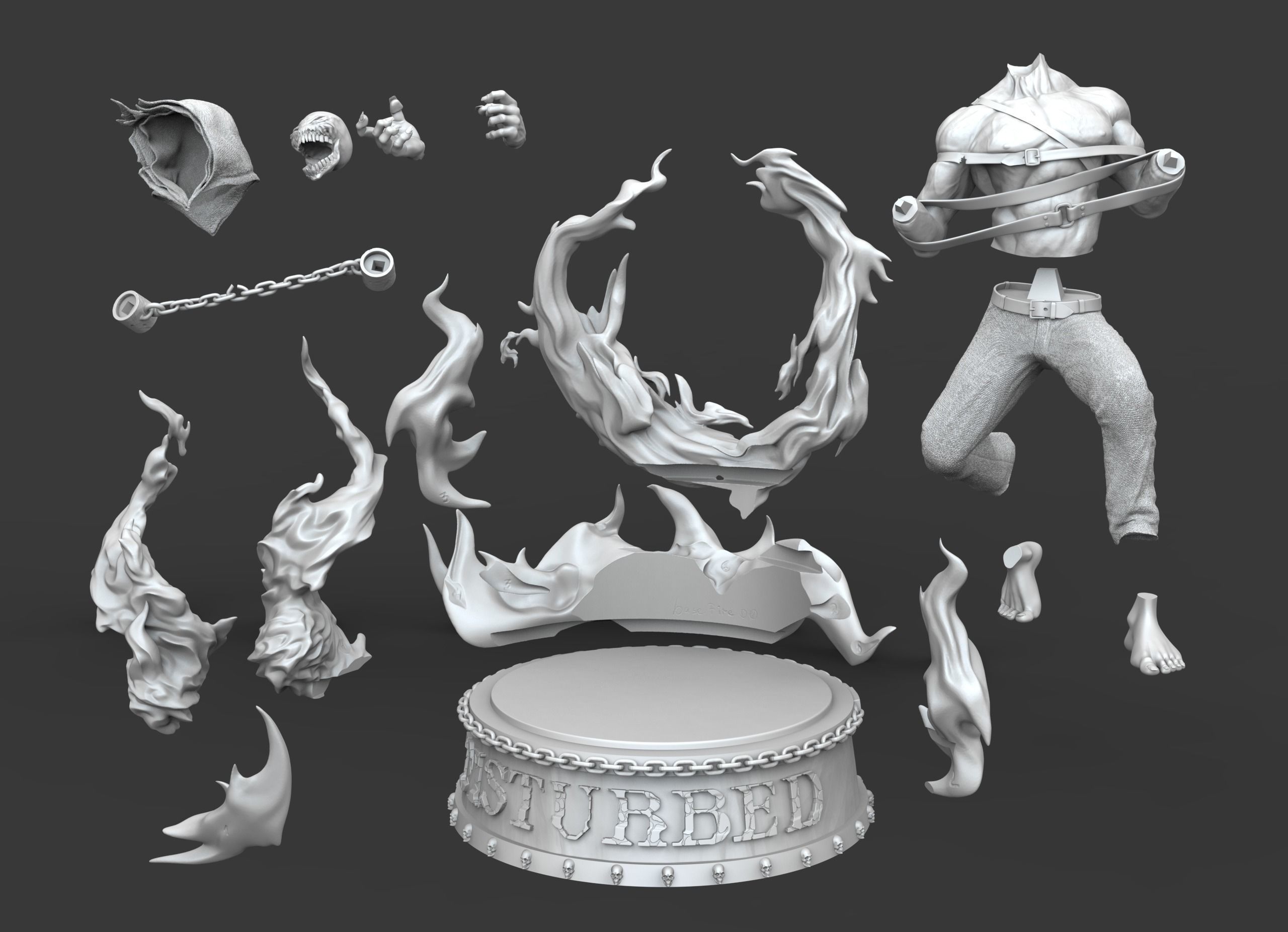 The Guy Mascot of the band Disturbed 3D print model_11