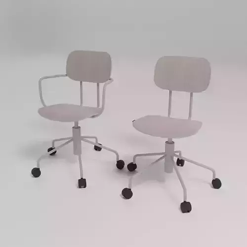 NEW SCHOOL - Swivel chair with integrated cushion -