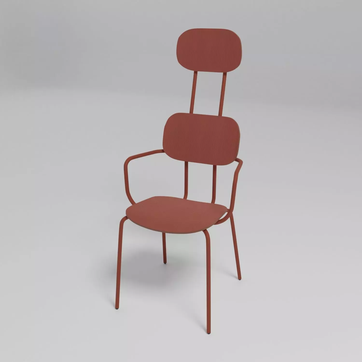 NEW SCHOOL - Plywood office chair with armrests - Free 3D model