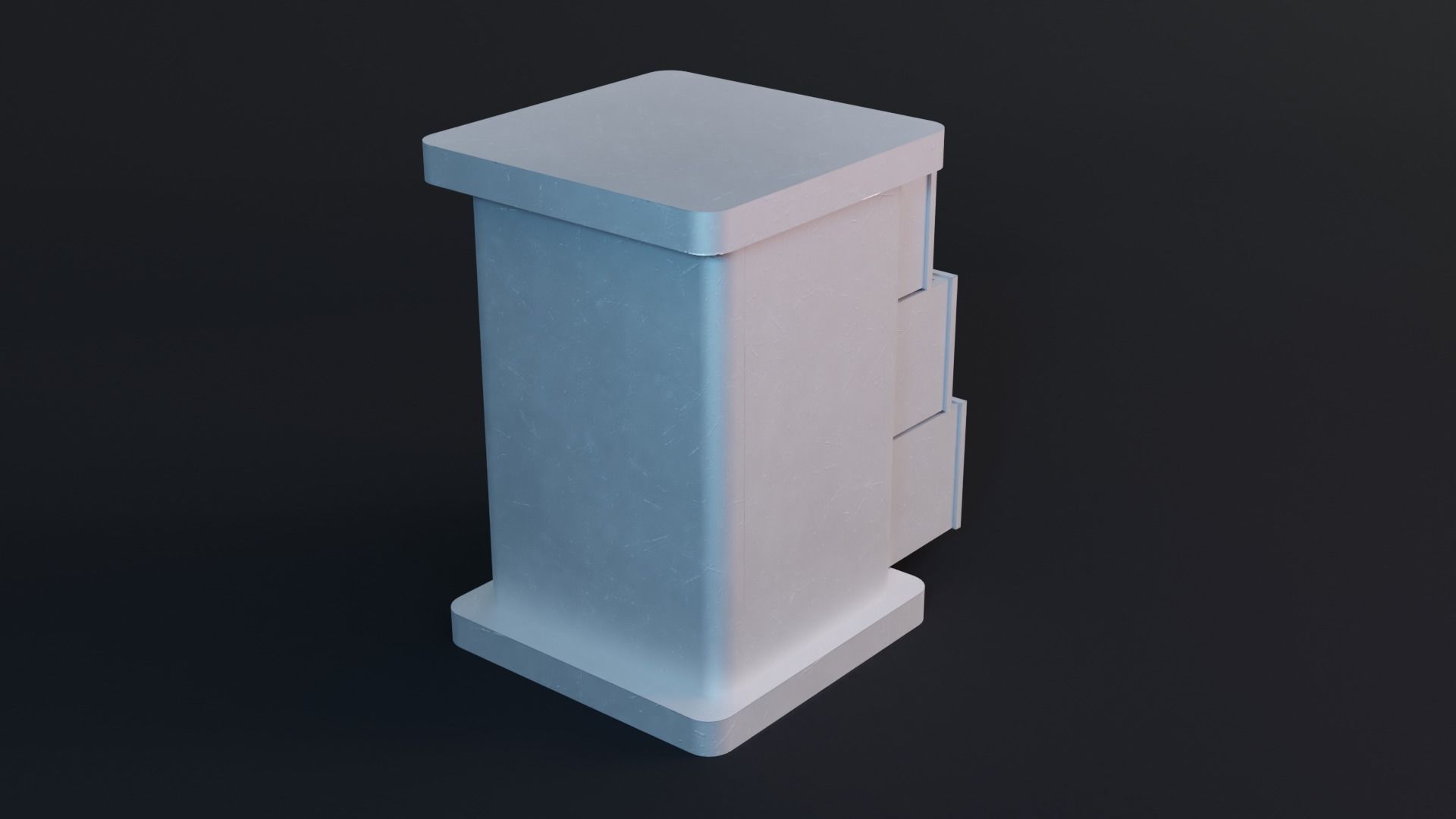 Cabinet - Game Ready - Low Poly PBR 3D Model Low-poly 3D model_2