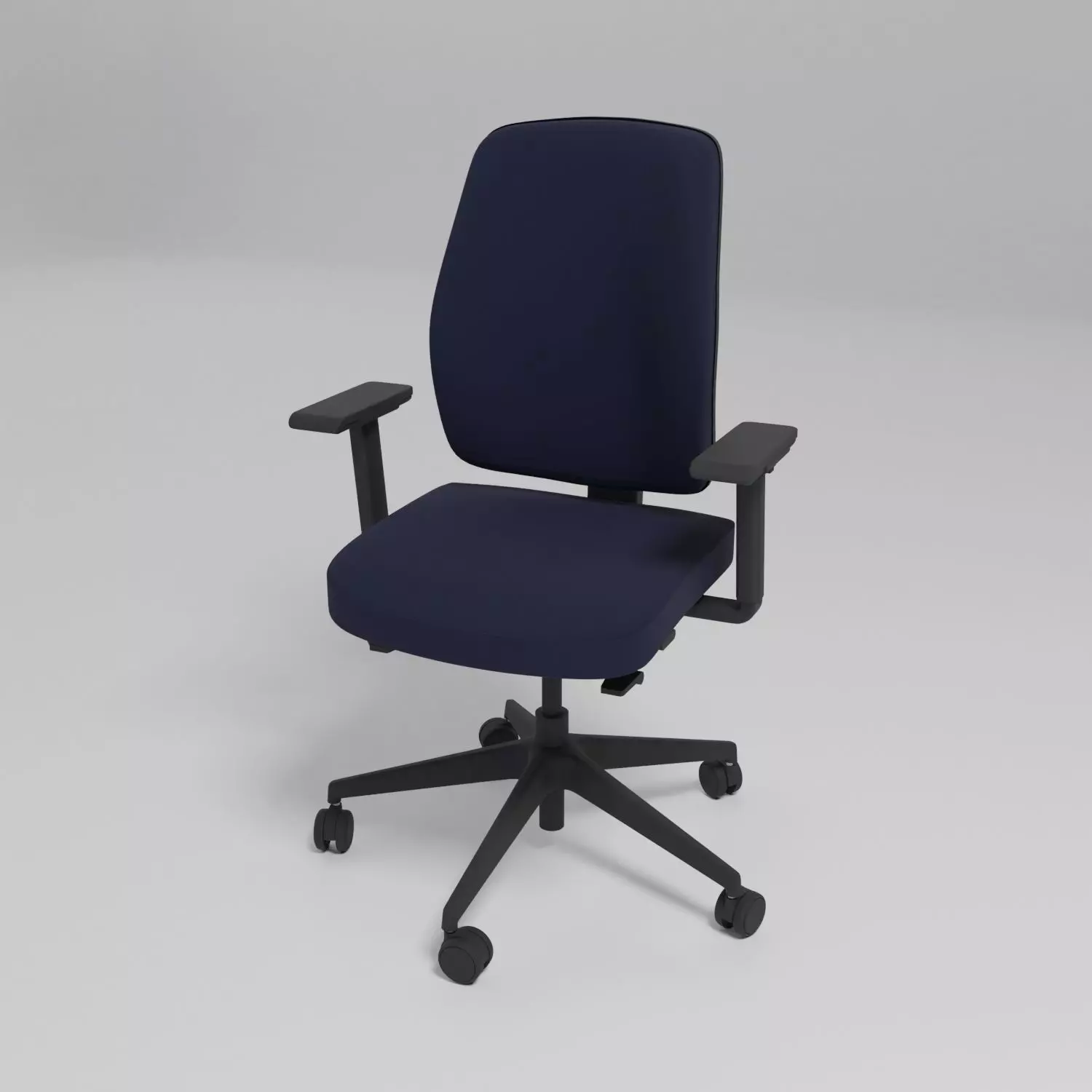 RENYA - Office chair with armrests and castors - Free 3D model