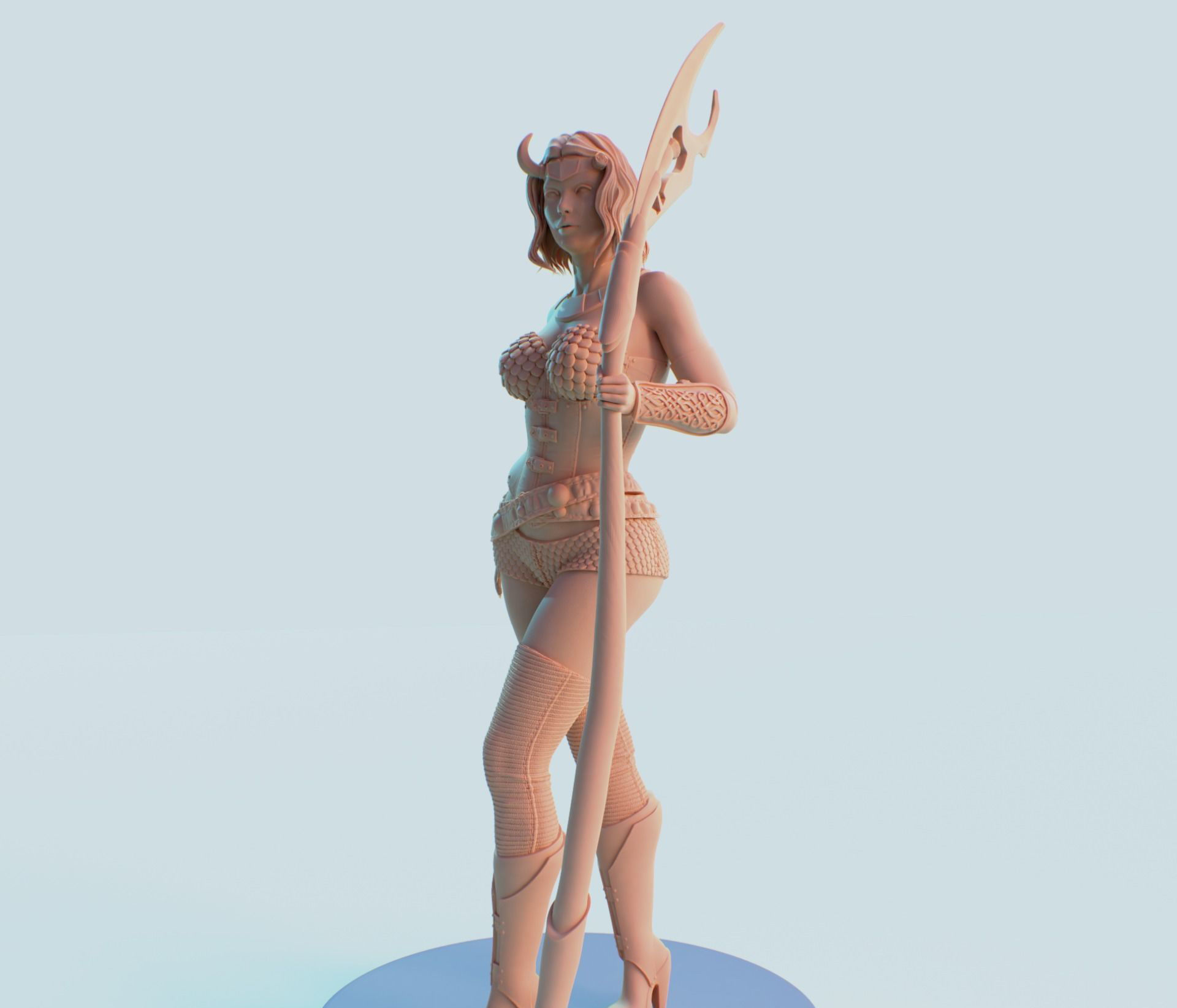 Lady Loki Fanart 3D 3D print model_9