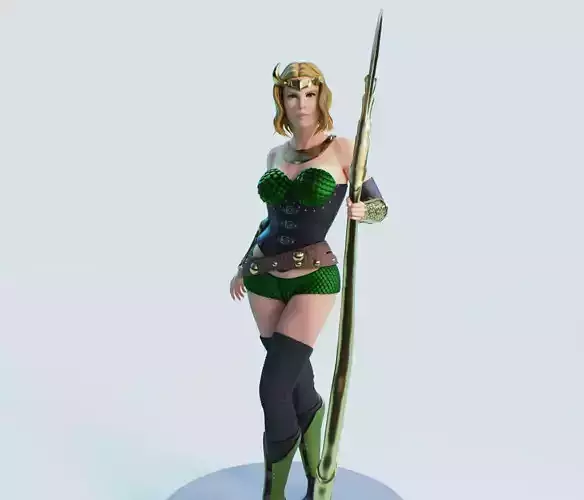 Lady Loki Fanart 3D