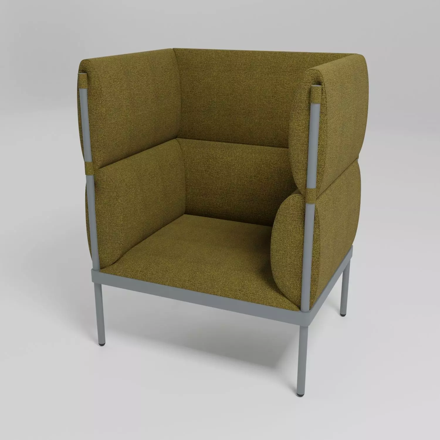 STILIT - High-back fabric armchair - Free 3D model