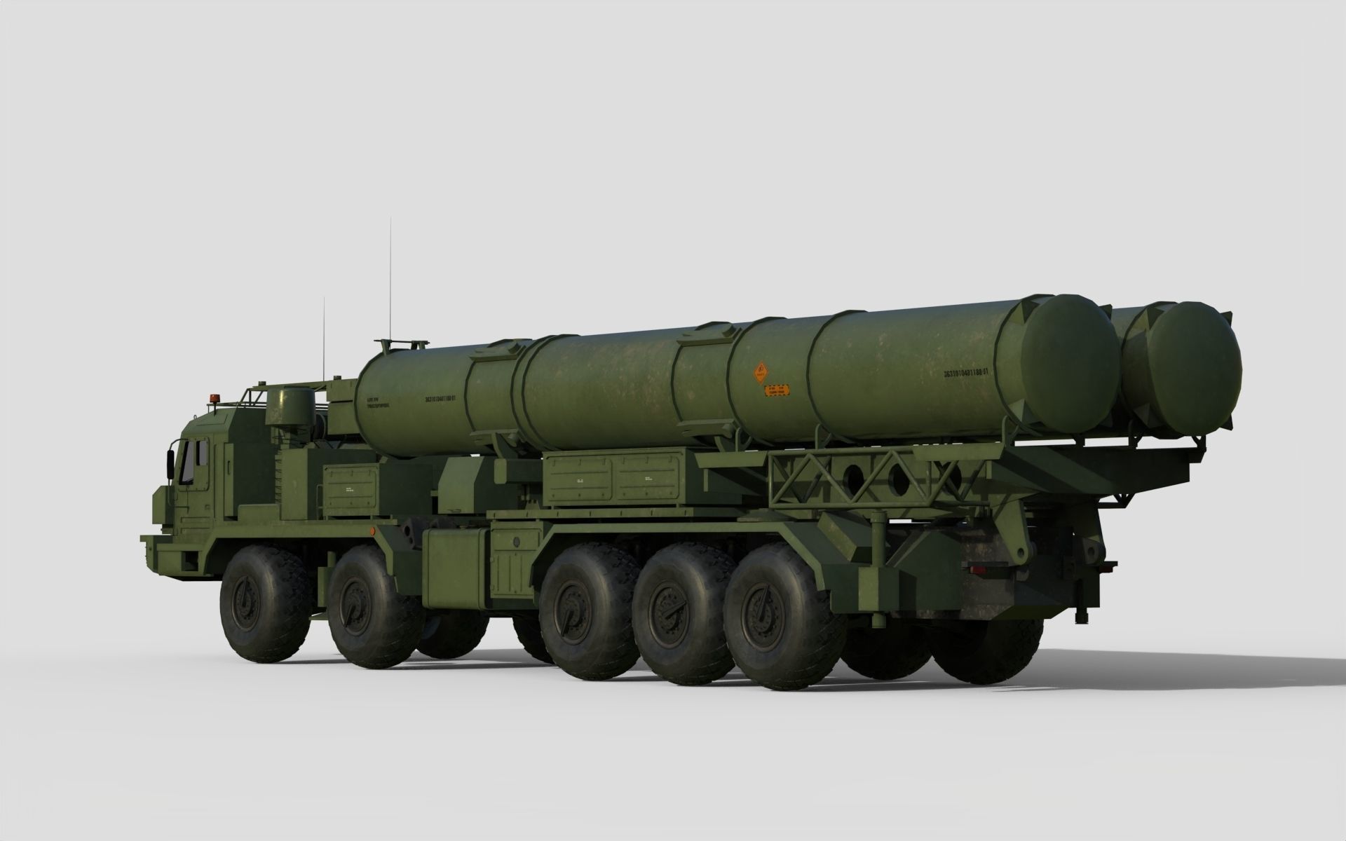 S-500 Prometheus  missile system  3D model_4