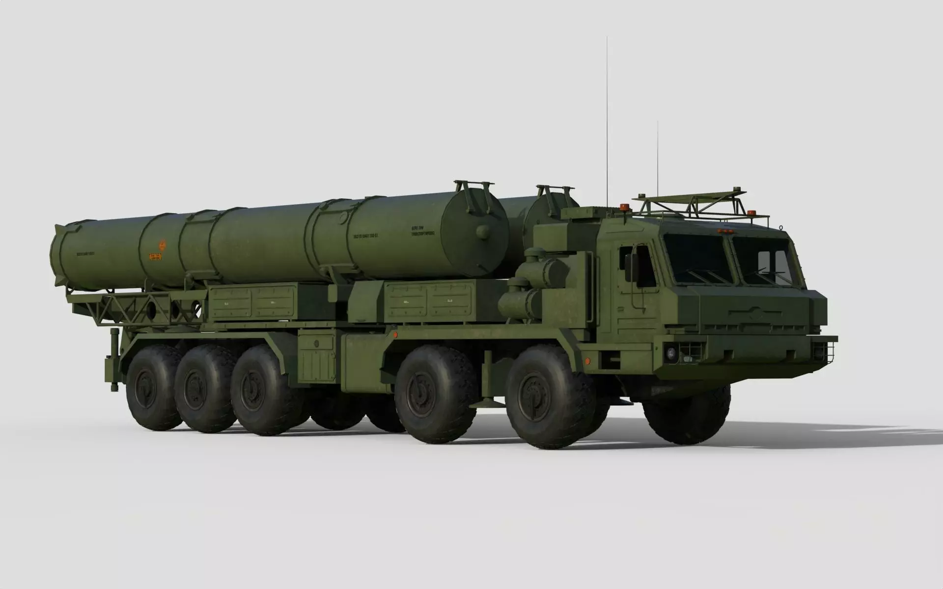 S-500 Prometheus  missile system  3D model_0
