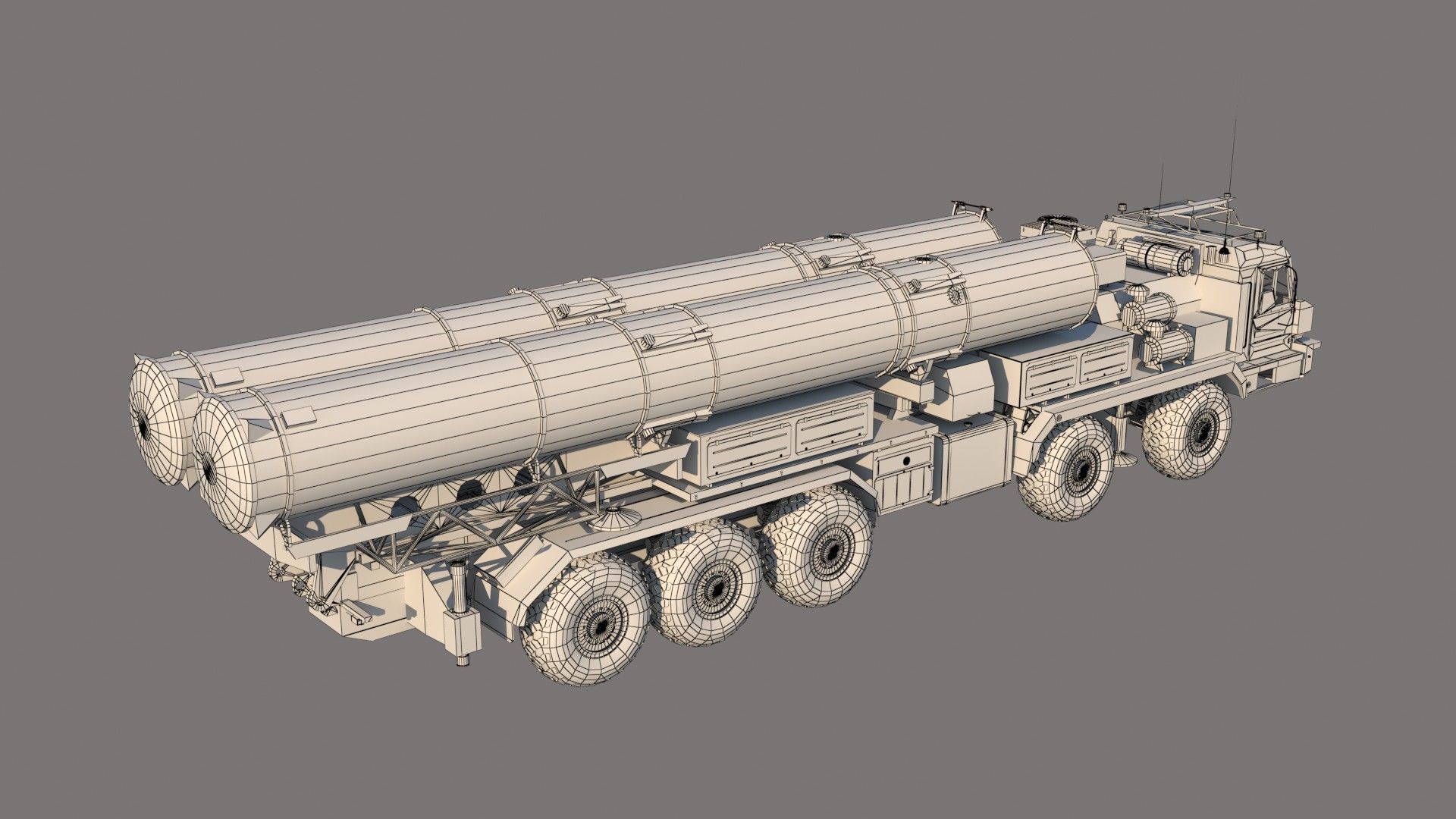 S-500 Prometheus  missile system  3D model_13