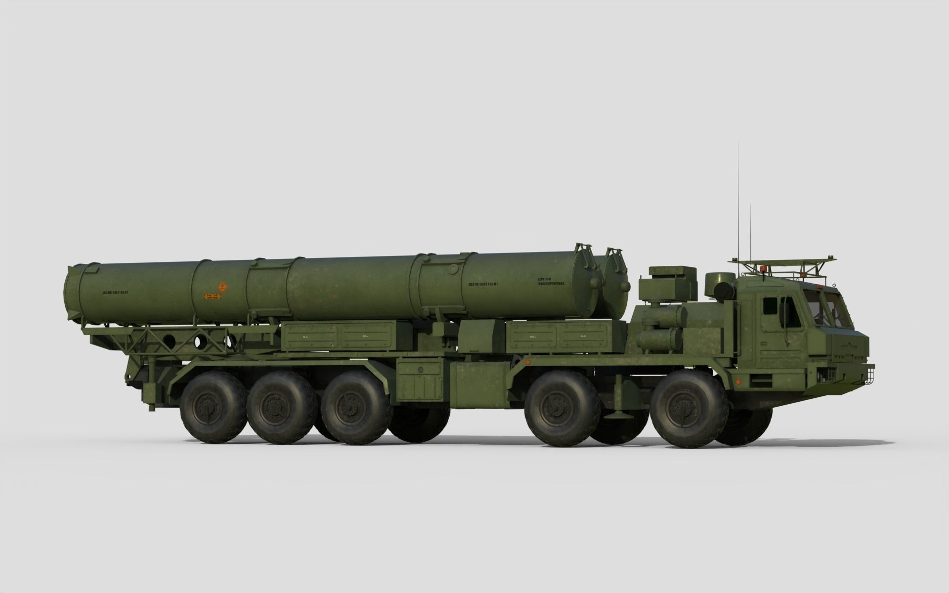 S-500 Prometheus  missile system  3D model_2
