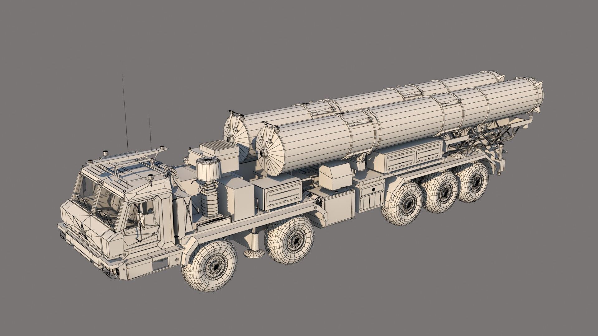 S-500 Prometheus  missile system  3D model_12