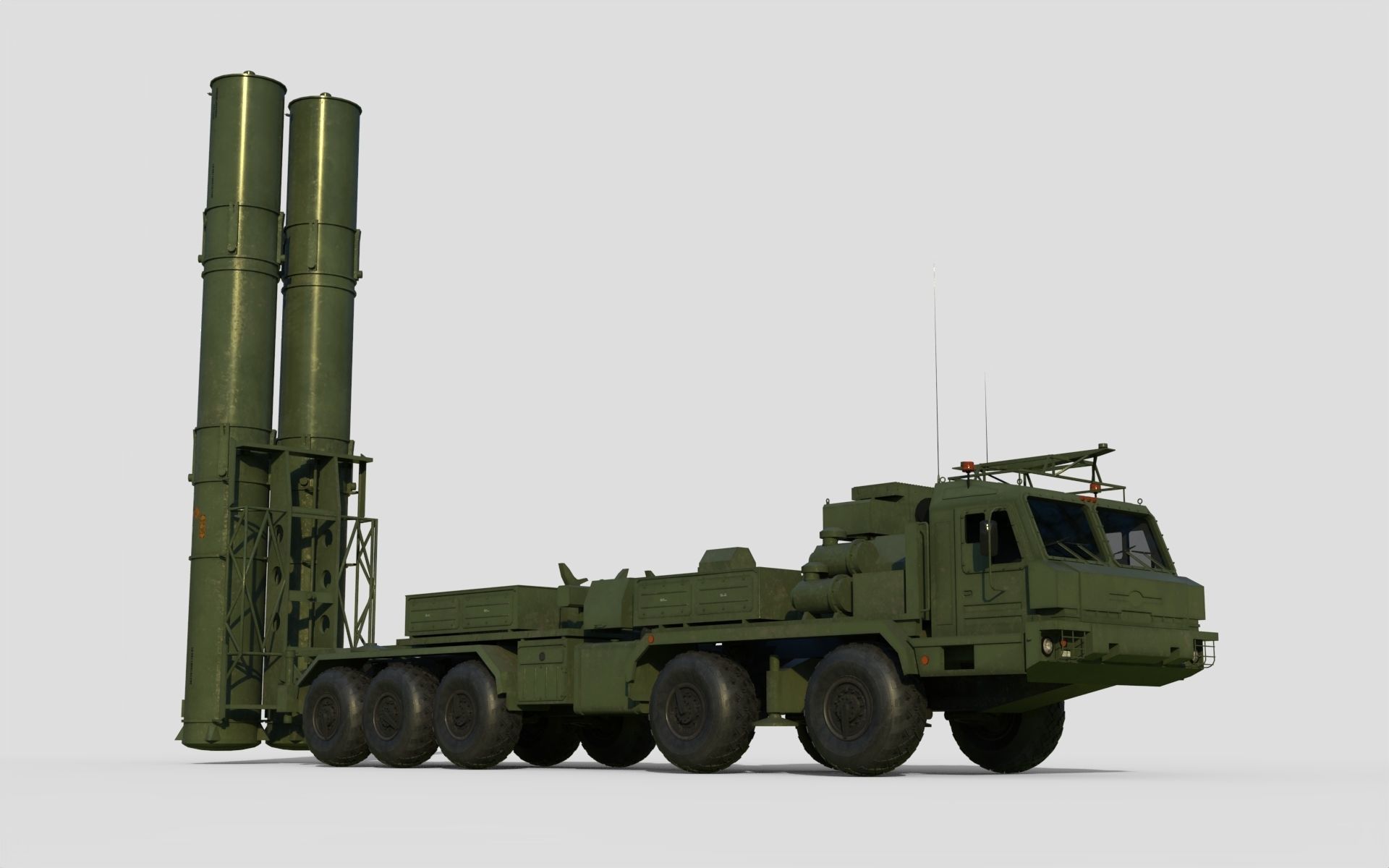 S-500 Prometheus  missile system  3D model_1