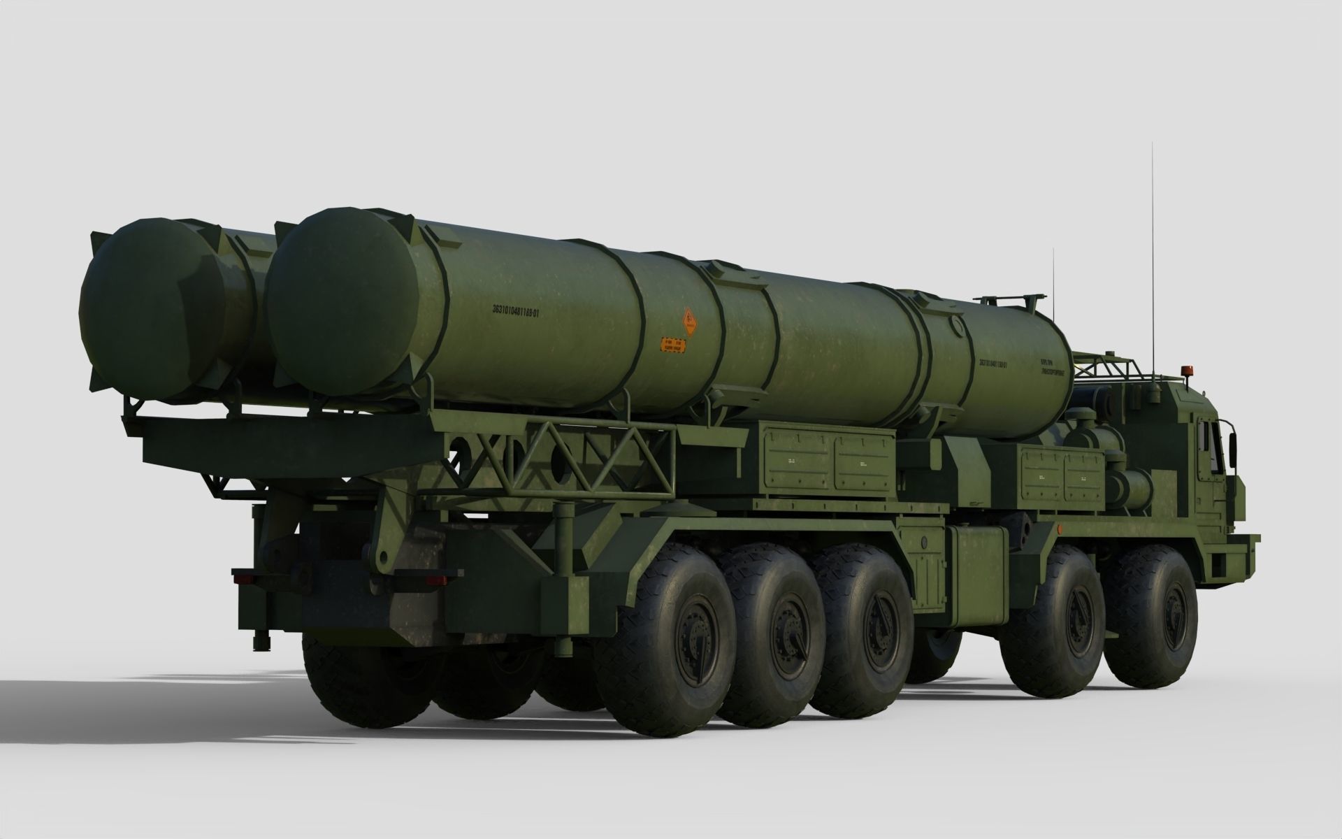 S-500 Prometheus  missile system  3D model_3