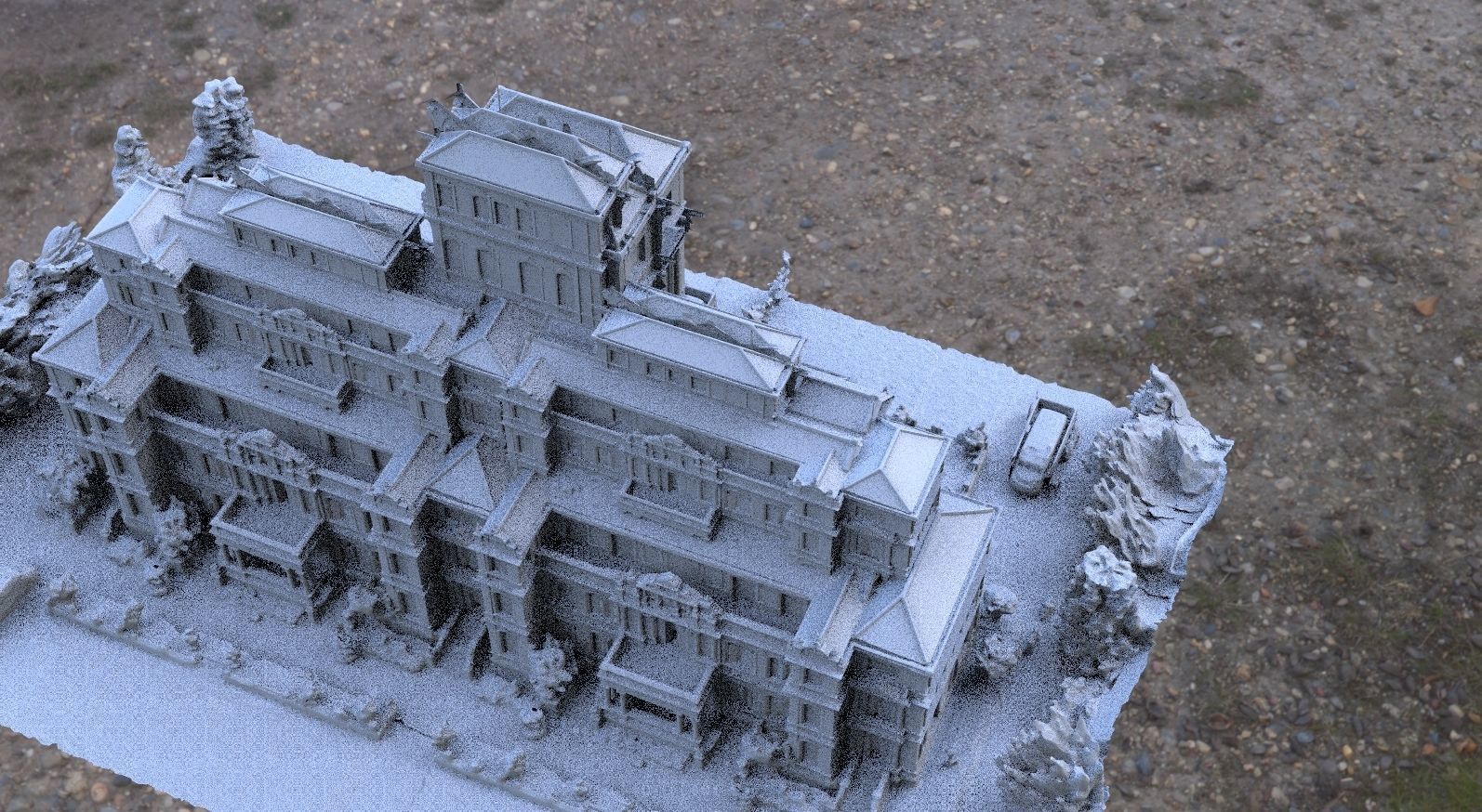 Massive Mansion Elizabethan 3D model_3