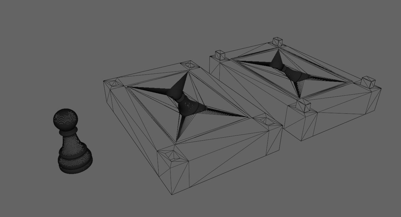 Mold for Pawn - Chess Game - Form - Xadrez Molde Forma 3D print model_16