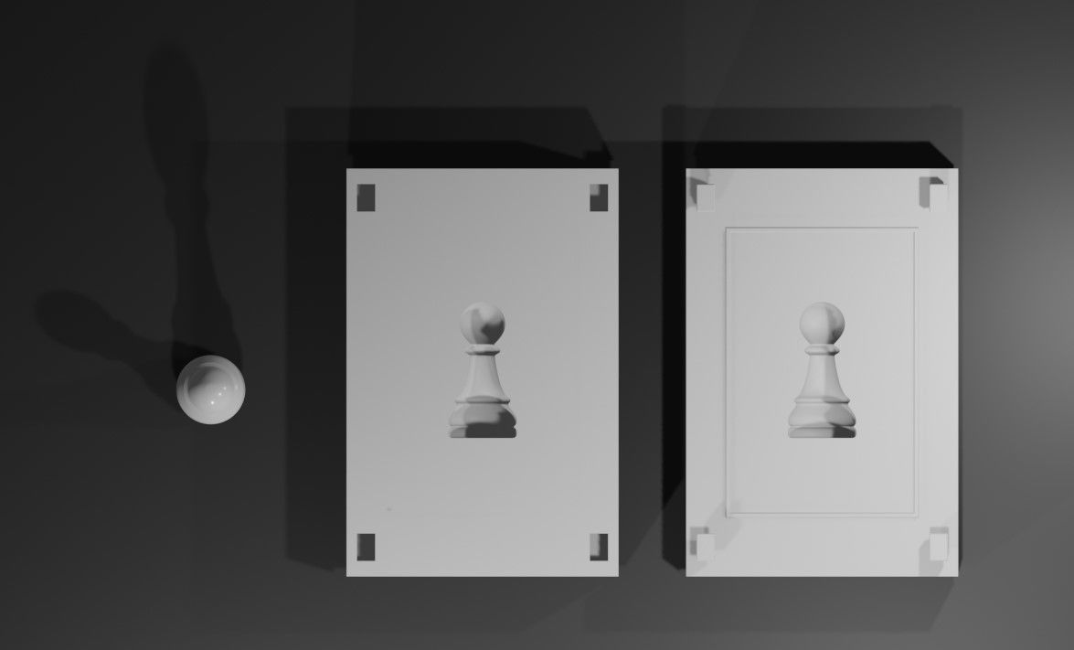 Mold for Pawn - Chess Game - Form - Xadrez Molde Forma 3D print model_3