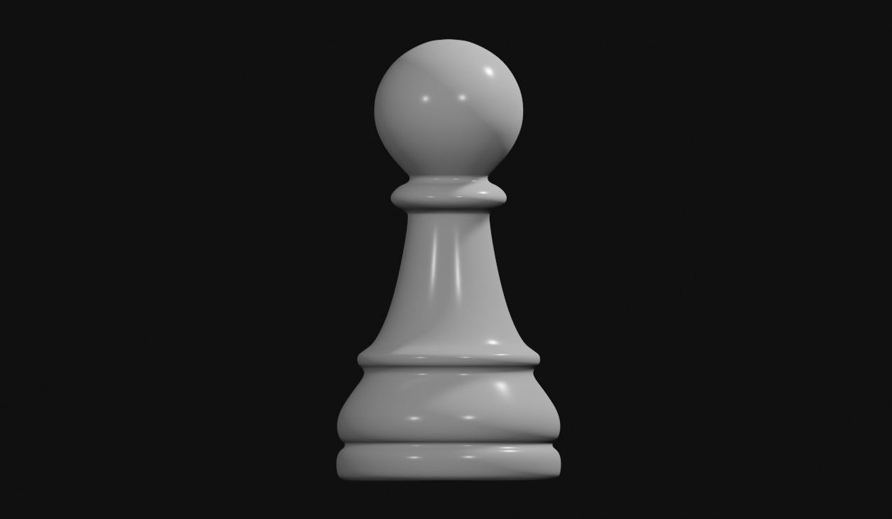 Mold for Pawn - Chess Game - Form - Xadrez Molde Forma 3D print model_14