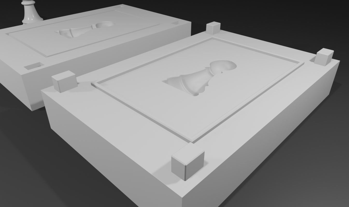Mold for Pawn - Chess Game - Form - Xadrez Molde Forma 3D print model_11
