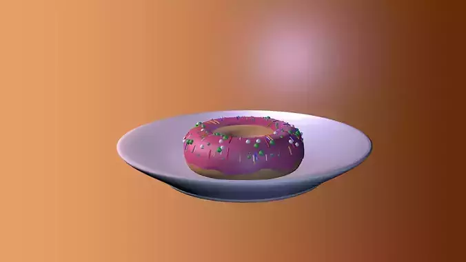 Donut with sprinkles