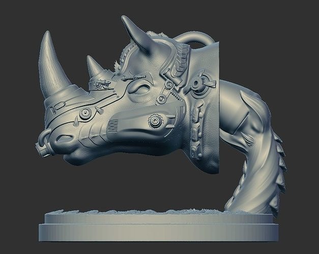 RINOCERONTE CYBORG  3D print model